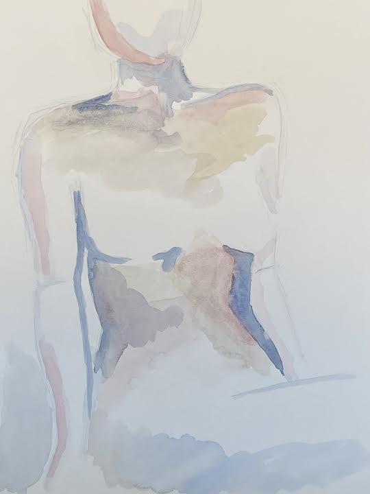 Blue Figure No. 4