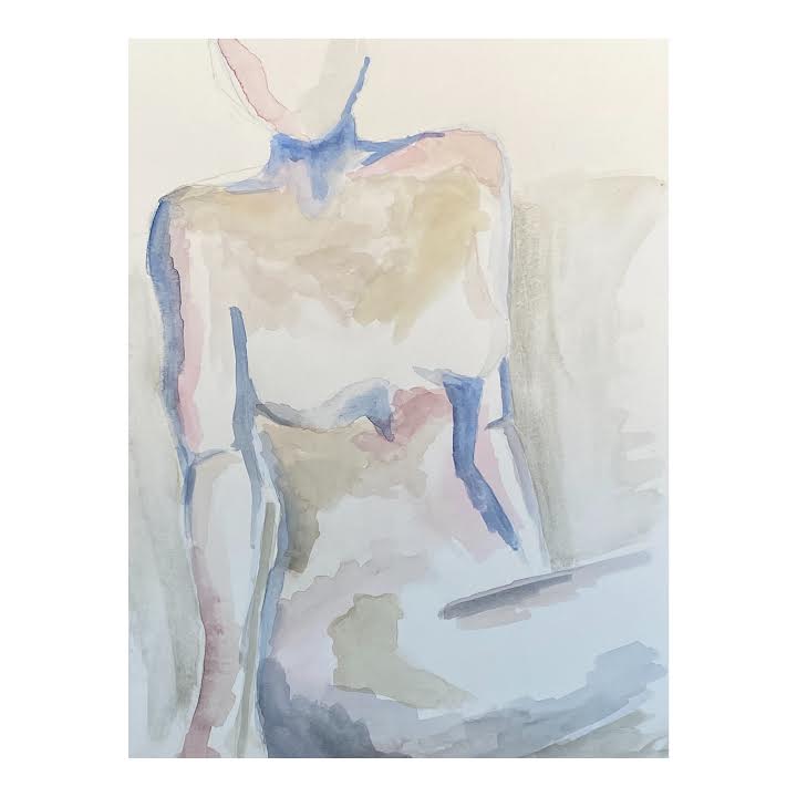 Blue Figure No. 7