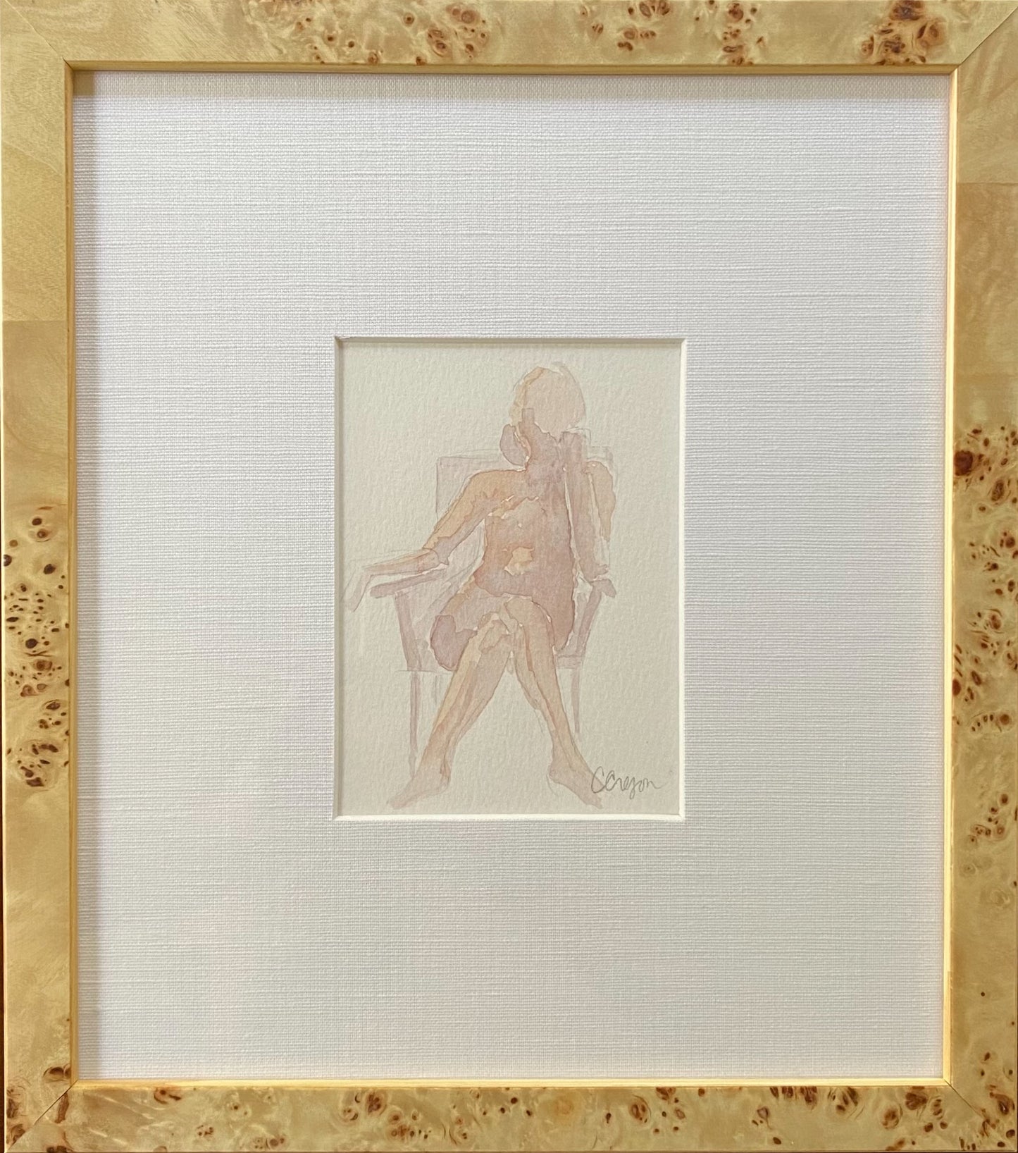 Framed Small Figure No. 2