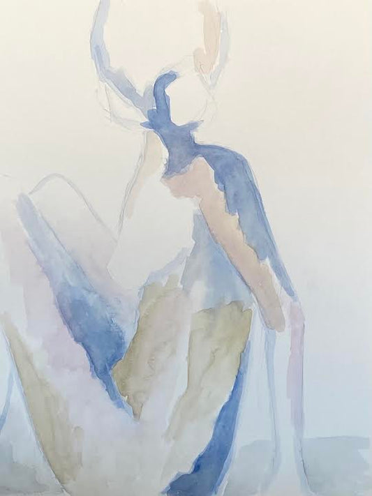 Blue Figure No. 6