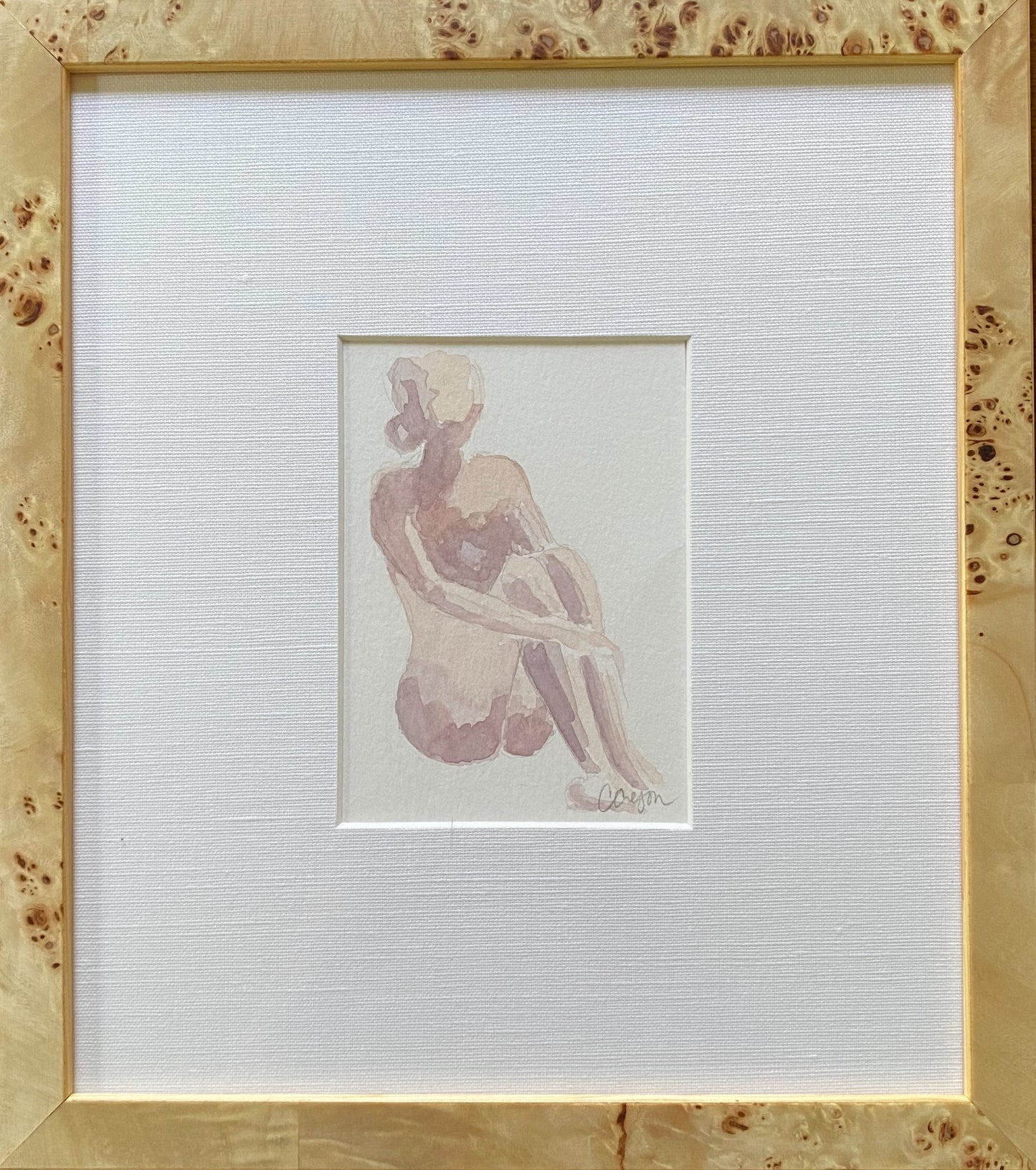 Framed Small Figure No. 3