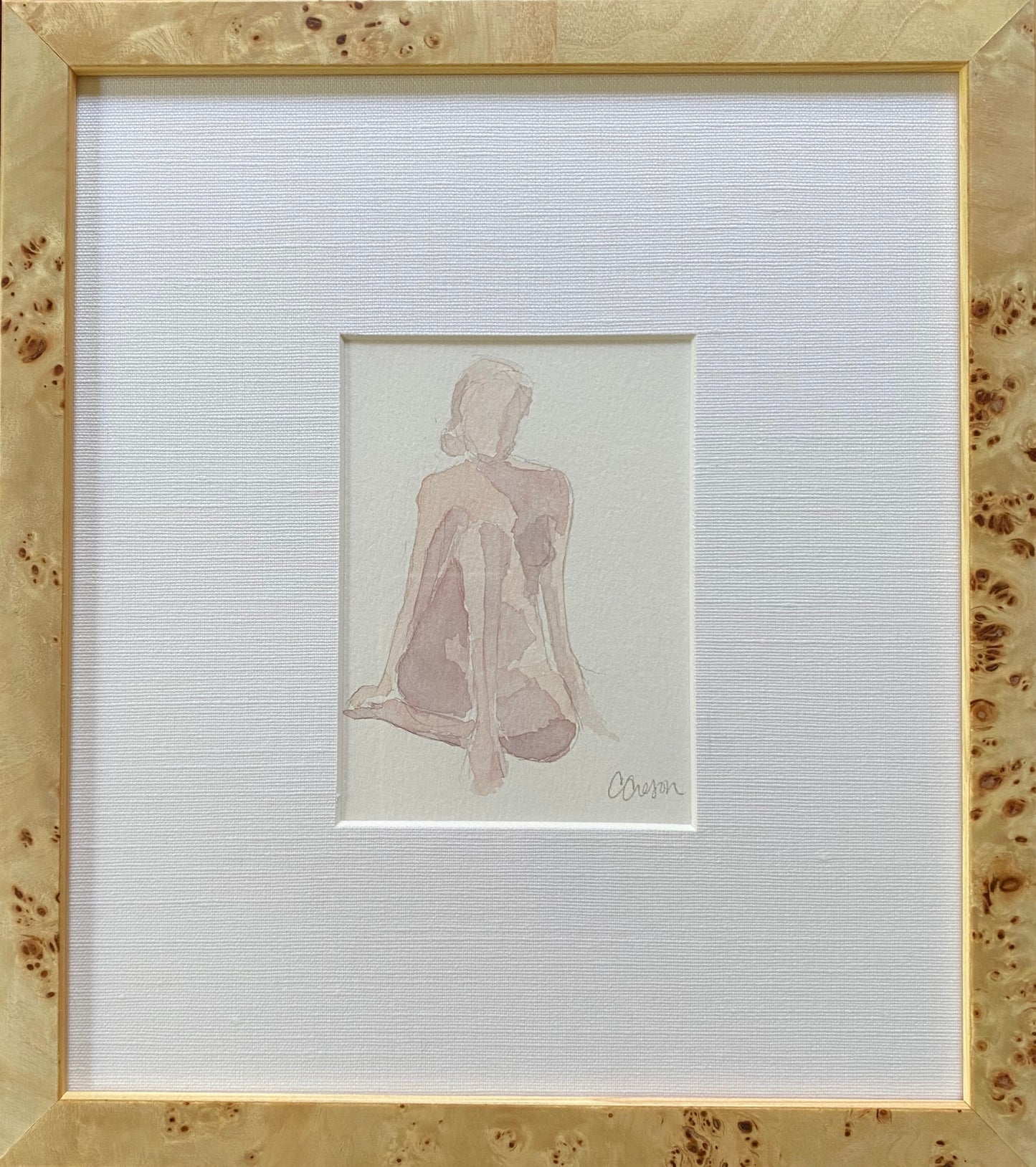 Framed Small Figure No. 4